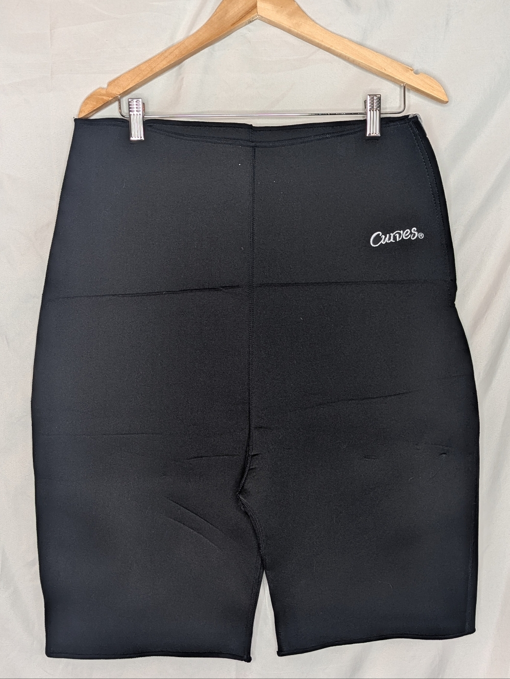 Curves Black Neoprene Shaper Shorts, 1X